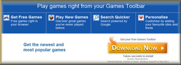 Download Free Games Tool Bar