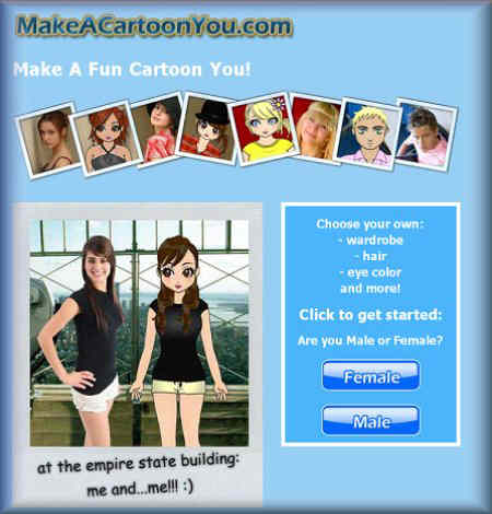 Make a cartoon